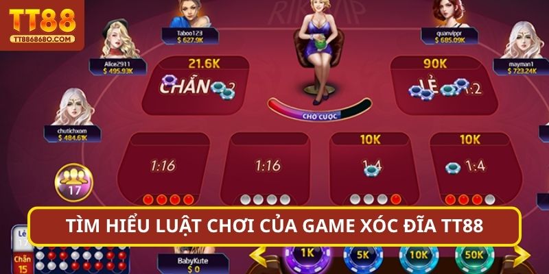 Tìm hiểu luật chơi của game Xóc Đĩa TT88